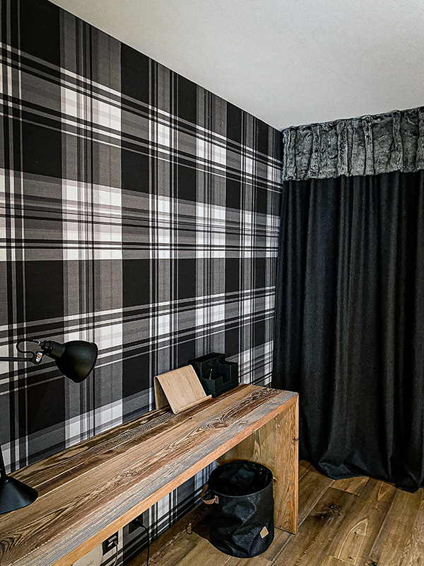 Aménagement de chalet - Papier peint