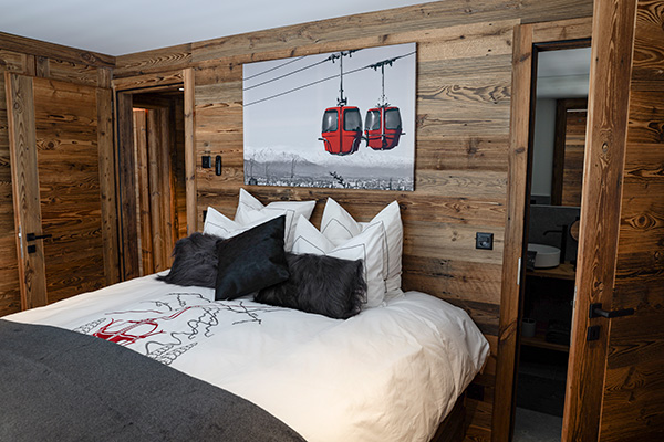 Aménagement et Décoration de chalet - Chambre invités