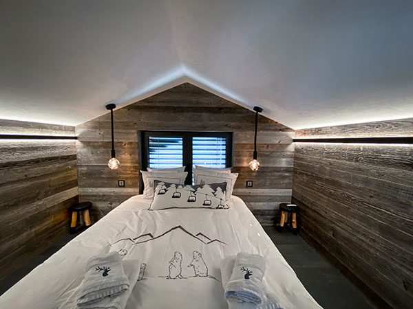 Aménagement et Décoration de chalet - Chambre d'amis