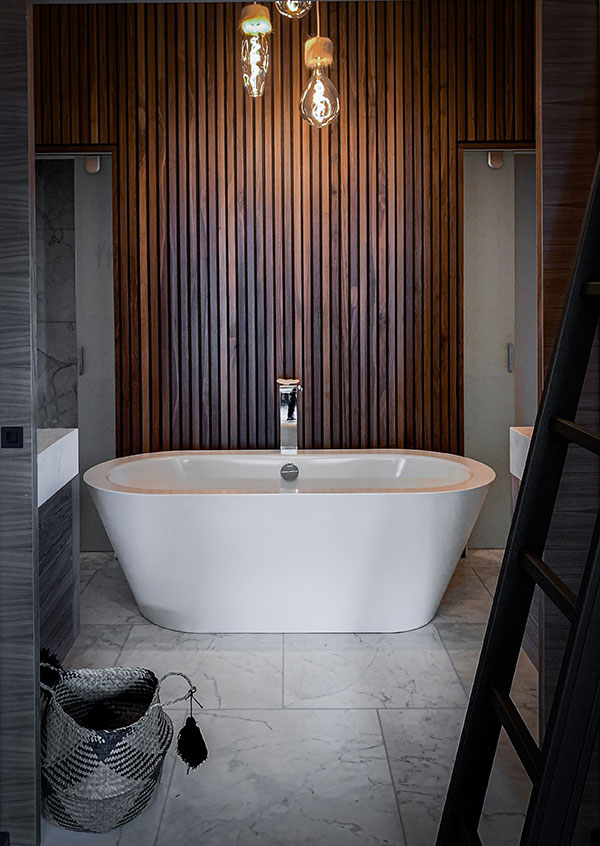 Aménagement et Décoration de chalet - Master Bathroom