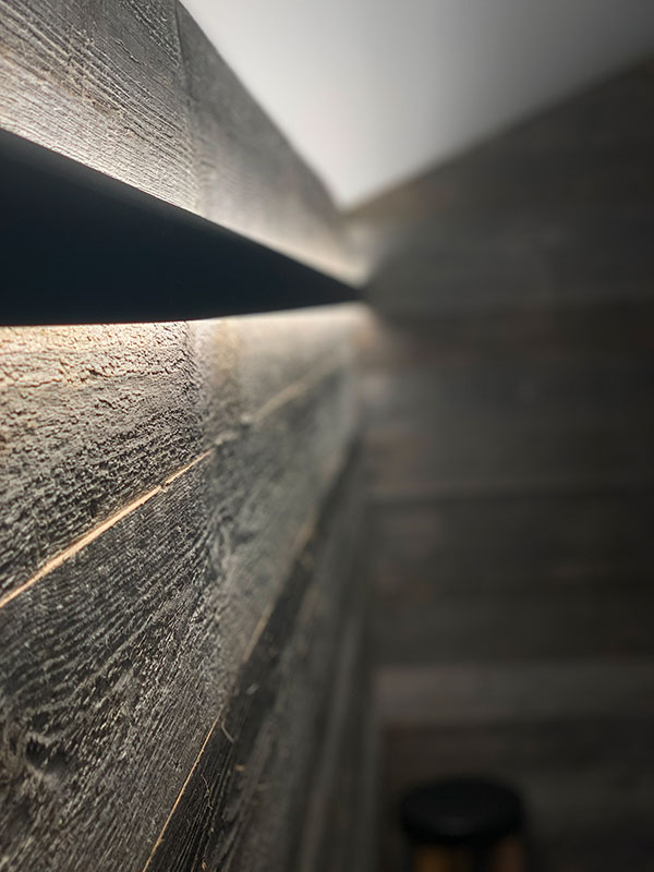 Aménagement et Décoration de chalet - Mur led