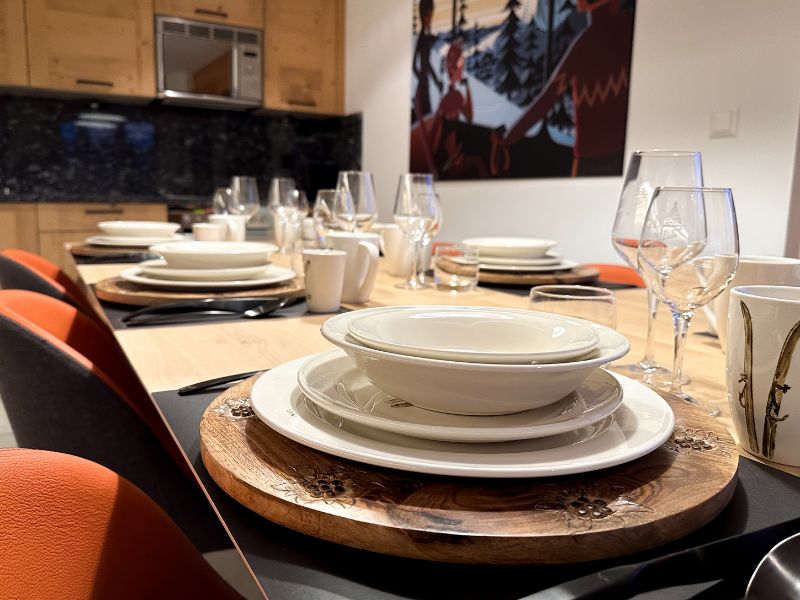 Projet d'aménagement et de décoration d'appartement de montagne Haute -Nendaz - Art de la table