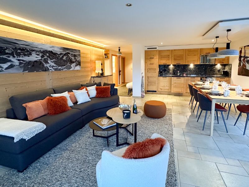 Projet d'aménagement et de décoration d'appartement de montagne Haute -Nendaz - Espace de vie aux coloris terracotta