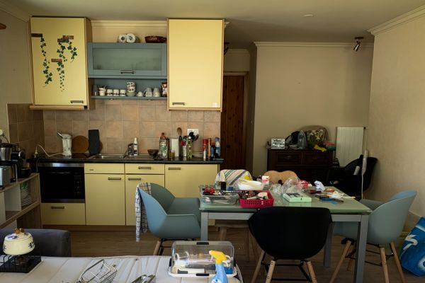 Projet d'aménagement et de décoration d'appartement de montagne Haute -Nendaz - Cuisine avant rénovation