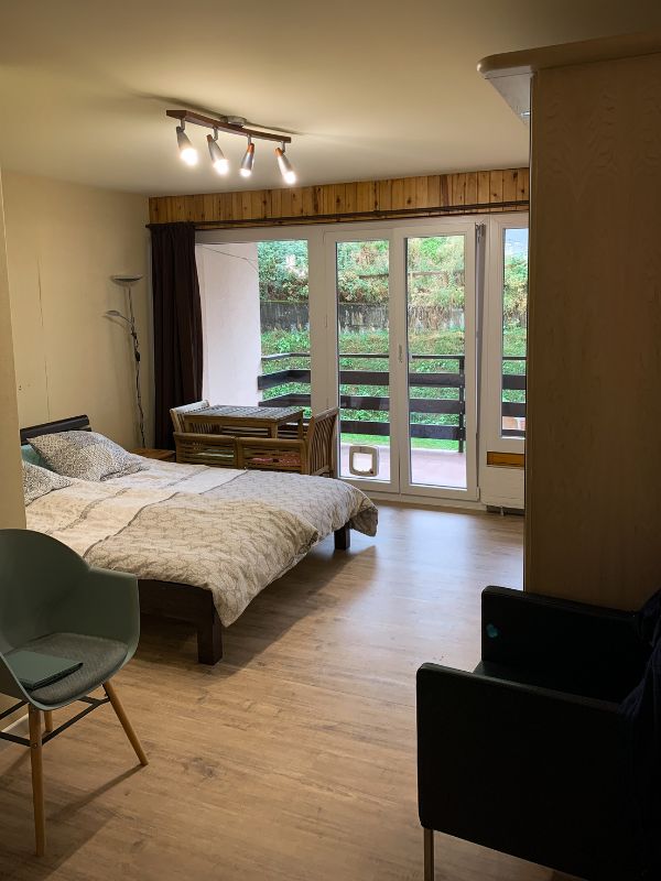 Projet d'aménagement et de décoration d'appartement de montagne Haute -Nendaz - Master bedroom avant rénovation